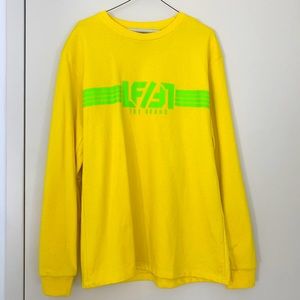 LF the brand Neon Yellow Green Light Sweatshirt
